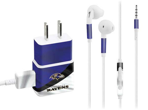 NFL Baltimore Ravens Phone Charger Skin